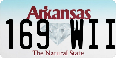 AR license plate 169WII