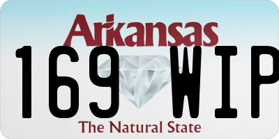 AR license plate 169WIP