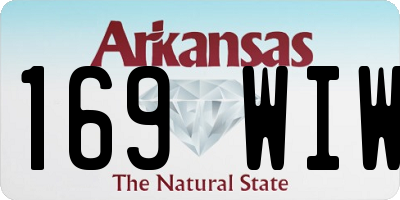 AR license plate 169WIW