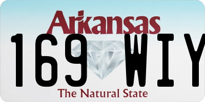 AR license plate 169WIY