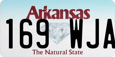 AR license plate 169WJA