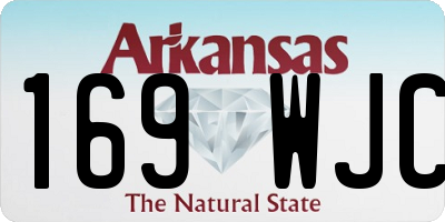 AR license plate 169WJC