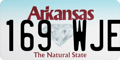 AR license plate 169WJE