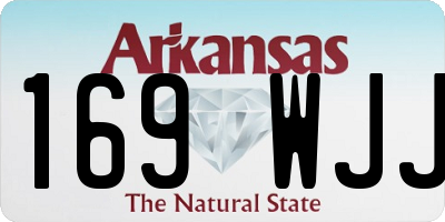 AR license plate 169WJJ