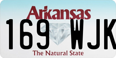 AR license plate 169WJK