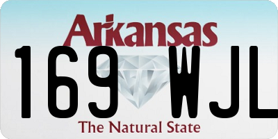 AR license plate 169WJL
