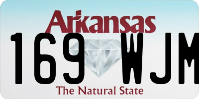 AR license plate 169WJM