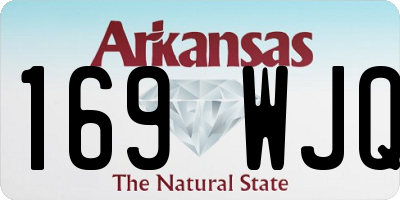 AR license plate 169WJQ