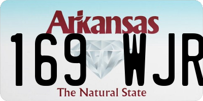 AR license plate 169WJR