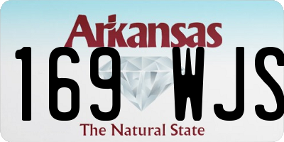 AR license plate 169WJS