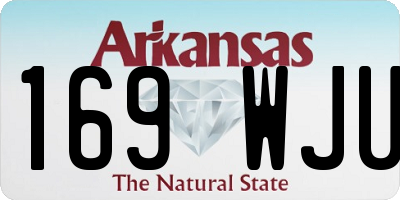 AR license plate 169WJU