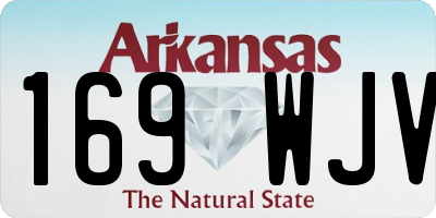 AR license plate 169WJV
