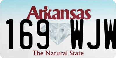 AR license plate 169WJW