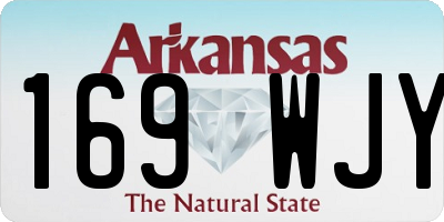 AR license plate 169WJY