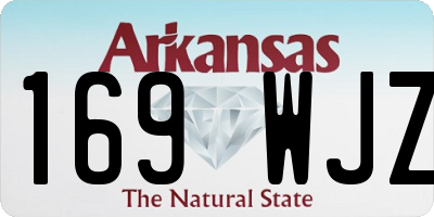 AR license plate 169WJZ