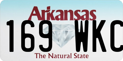 AR license plate 169WKC