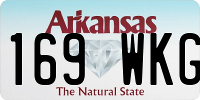 AR license plate 169WKG