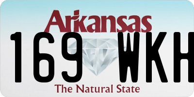 AR license plate 169WKH