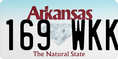 AR license plate 169WKK