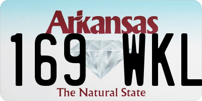 AR license plate 169WKL