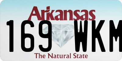 AR license plate 169WKM