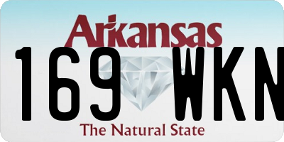 AR license plate 169WKN