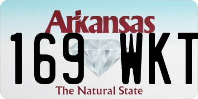 AR license plate 169WKT