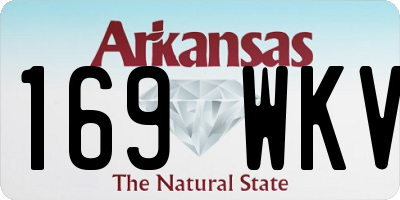 AR license plate 169WKV