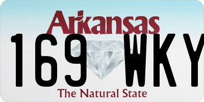 AR license plate 169WKY