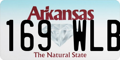 AR license plate 169WLB