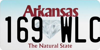 AR license plate 169WLC