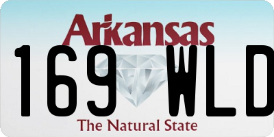 AR license plate 169WLD