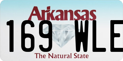 AR license plate 169WLE