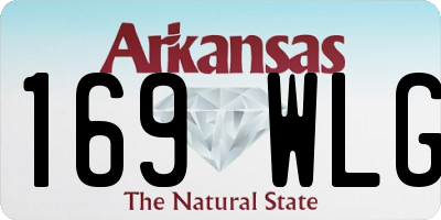 AR license plate 169WLG
