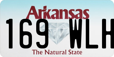 AR license plate 169WLH