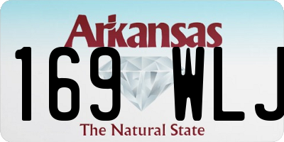 AR license plate 169WLJ