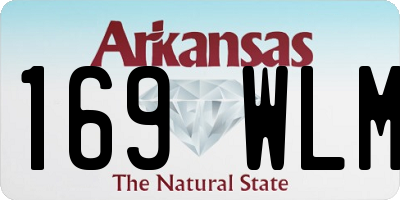 AR license plate 169WLM