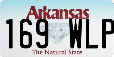AR license plate 169WLP
