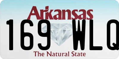 AR license plate 169WLQ