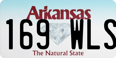 AR license plate 169WLS