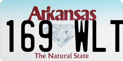 AR license plate 169WLT