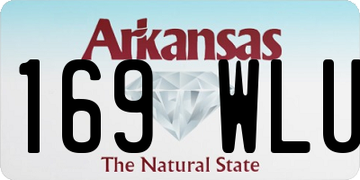 AR license plate 169WLU