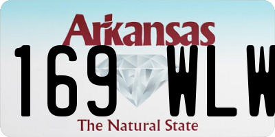 AR license plate 169WLW