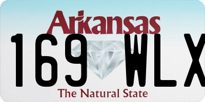 AR license plate 169WLX
