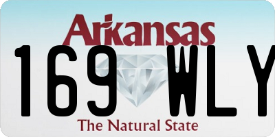 AR license plate 169WLY