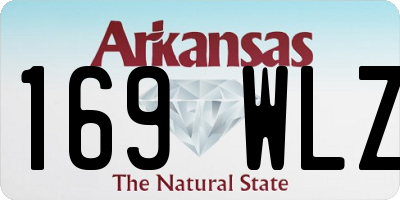 AR license plate 169WLZ