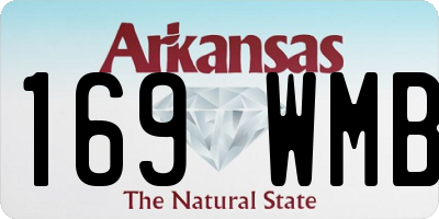 AR license plate 169WMB