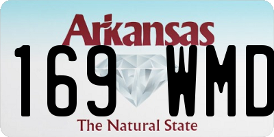 AR license plate 169WMD