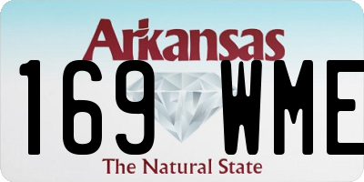 AR license plate 169WME