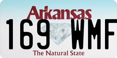 AR license plate 169WMF